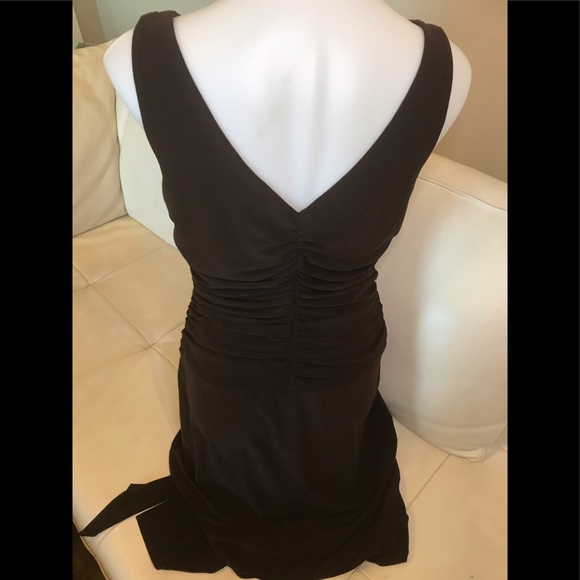 Frank Lyman Chocolate Brown Stretchy Dress - Picture 7 of 12